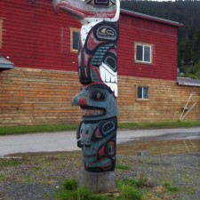Totem Pole in Icy Strait