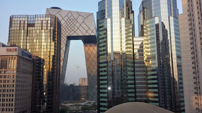 View from our window at the Kerry Hotel Beijing