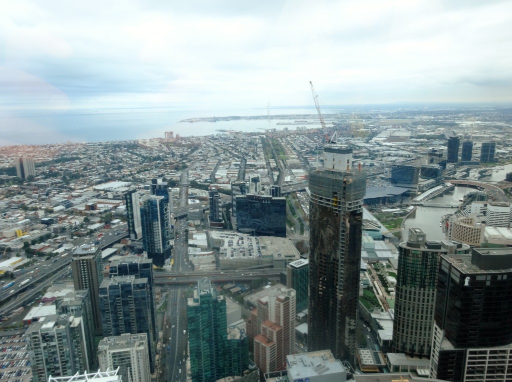 Skydeck viewing area in Melbourne Australia