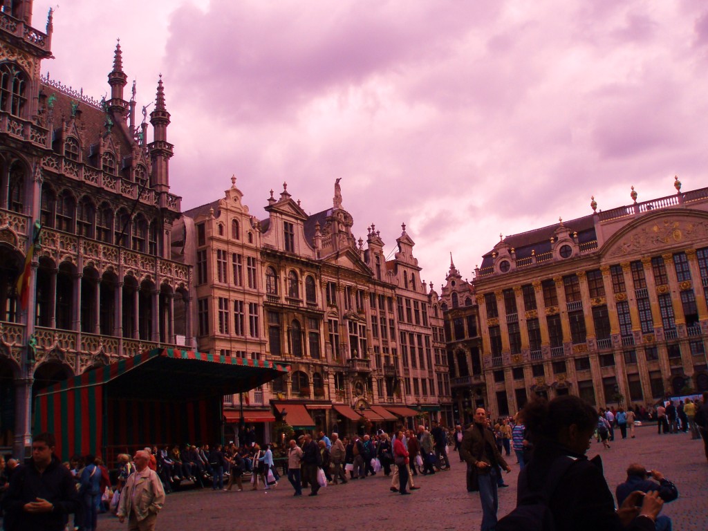 The Grand Place or Grote Markt is the central square of Brussels. It is surrounded by guildhalls, the city’s Town Hall, and the Breadhouse. The square is the most important tourist destination and most memorable landmark in Brussels