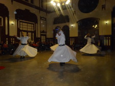 The Whirling Dervishes.  The ritual whirling of the dervishes is an act of love and a drama of faith.