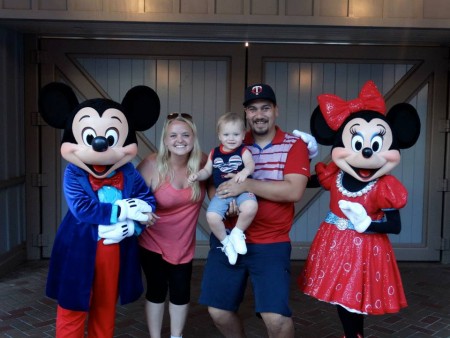 Mickey Minnie and Westin Family